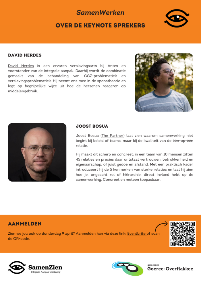 Keynote Sprekers netwerkevent SamenZien 2026